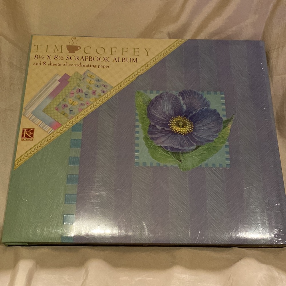 ~Tim Coffey~ 8.5” x 8.5” Scrapbook Album